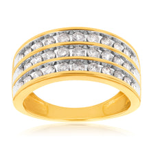 Load image into Gallery viewer, 10ct Yellow Gold 1 Carat Diamond Ring