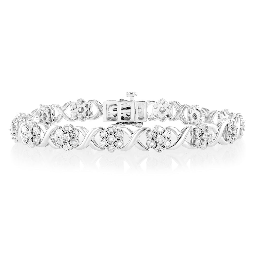 Kay Ladies Tennis Bracelet 1/2 Carat Diamond Tennis Bracelet In