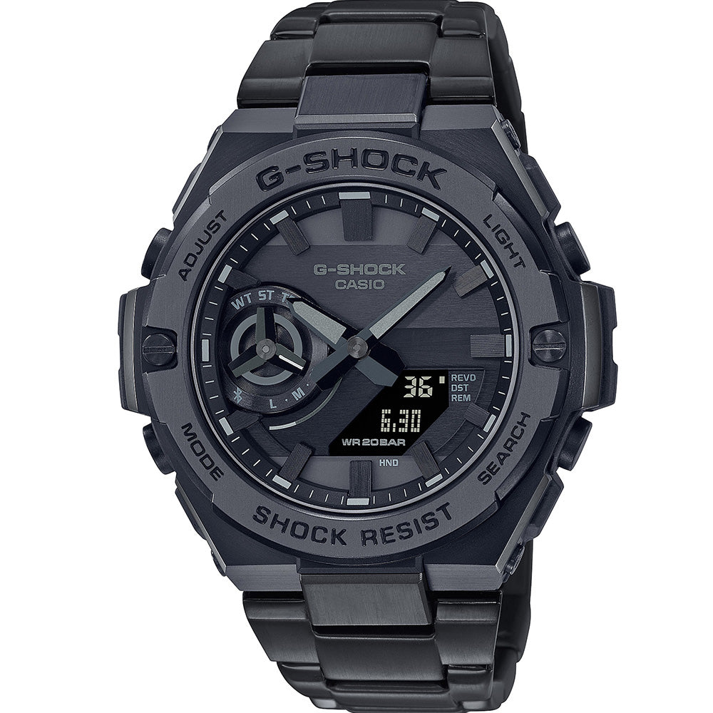 G Steel G Shock Wr20bar Bluetooth Casio G-Shock GST-B500D-1A1 G