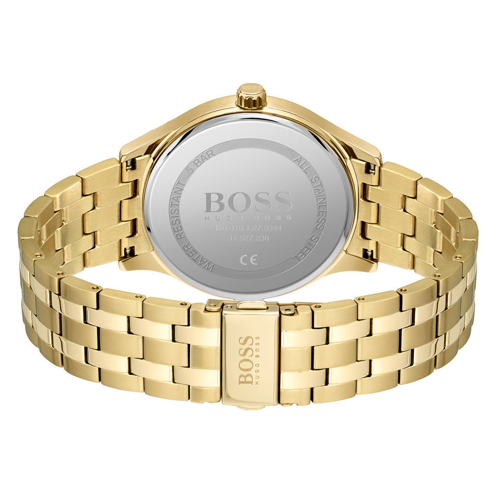 Hugo Boss 1513897 Elite Gold Tone Mens Watch