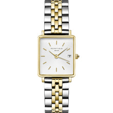 Load image into Gallery viewer, Rosefield QMWSSG-Q023 Mini Boxy Two Tone Ladies Watch