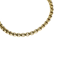 Load image into Gallery viewer, Fossil Yellow Gold Plated Stainless Steel Jewelry 20+2cm Bracelet