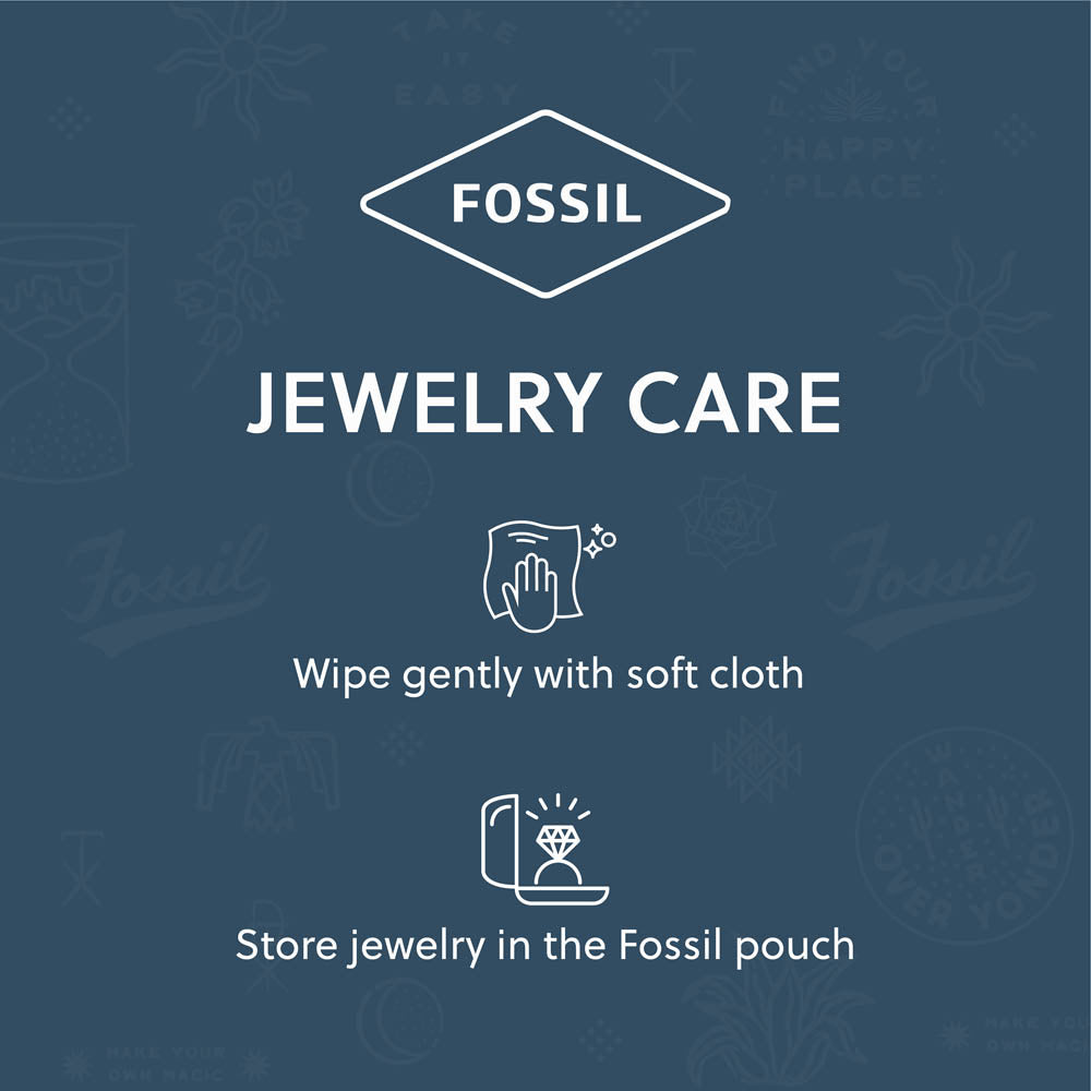 Fossil Stainless Steel Drew ID 20.7cm Bracelet