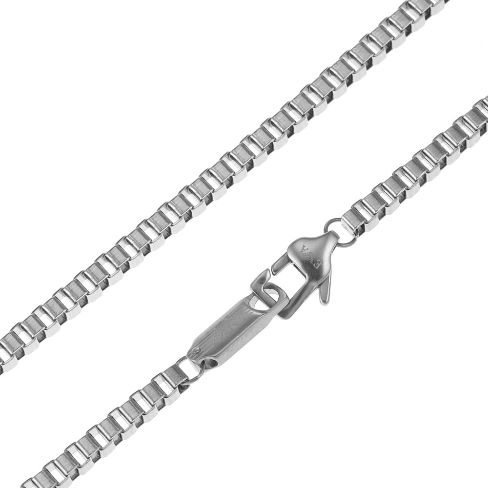 Emporio Armani Stainless Steel ID Pendant On Chain