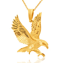 Load image into Gallery viewer, 9ct Yellow Gold Eagle Pendant