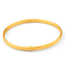 Load image into Gallery viewer, 9ct Yellow Gold Silver Filled Bangle
