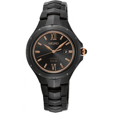 Load image into Gallery viewer, Seiko Coutura SUT378P Black And Rose Solar Watch