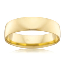 Load image into Gallery viewer, 9ct Yellow Gold 6mm Crescent Ring. Size U
