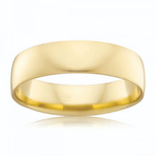 Load image into Gallery viewer, 9ct Yellow Gold 6mm Crescent Ring. Size Z