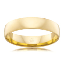 Load image into Gallery viewer, 9ct Yellow Gold 5mm Classic Barrel Ezi Fit Ring. Size S