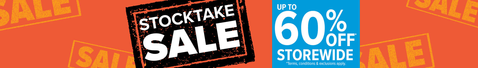 Stocktake Sale [hidden]