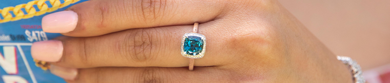 Blue Topaz Rings
