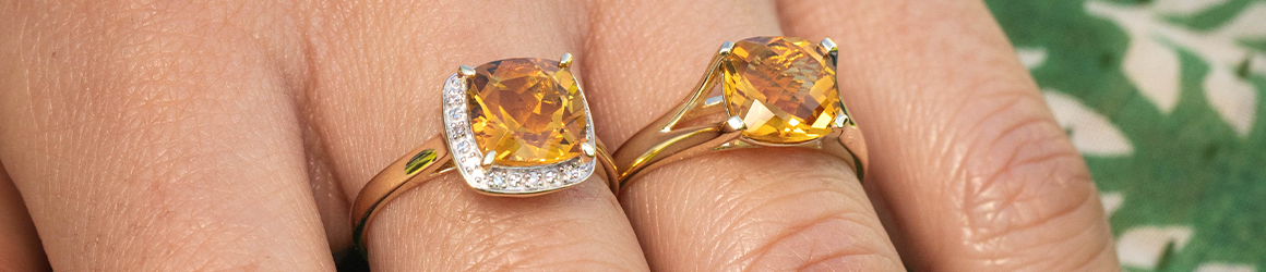 Citrine Rings