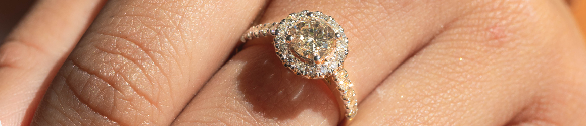 Coloured Diamond Rings