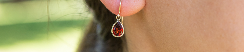 Garnet Earrings