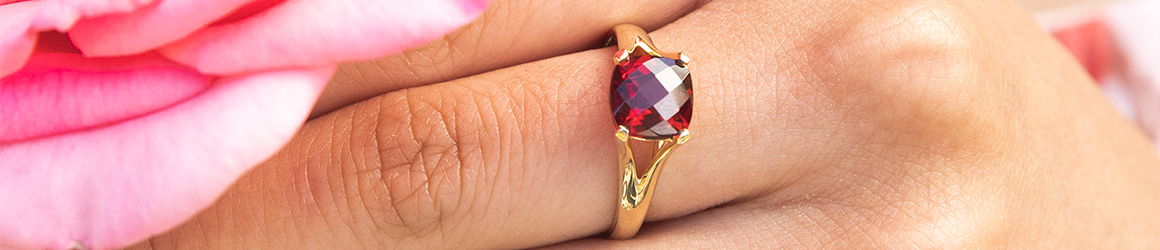 Garnet Rings