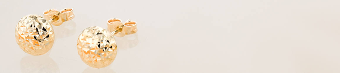 Gold Stud Earrings