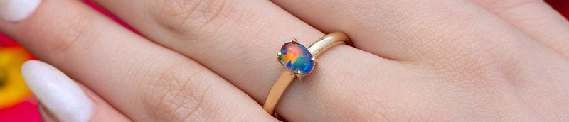 Opal Engagement Rings