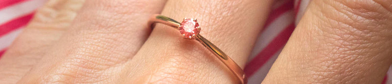 Engagement Ring Pink Diamond