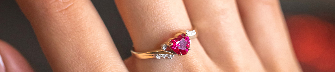 Buy online ruby ring