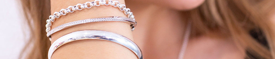 Silver Bangles