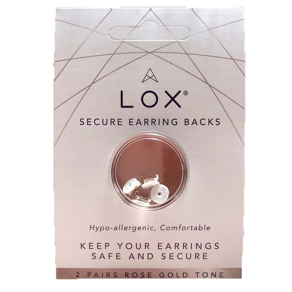 LOX® Earring Backs in Gold Tone