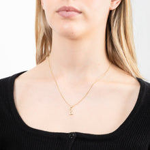 Load image into Gallery viewer, 9ct Yellow Gold Pendant Initial B set with Diamond