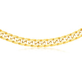 9ct Yellow SOLID Gold Heavy Curb 55cm Chain 450 Gauge