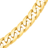 9ct Yellow SOLID Gold Heavy Curb 55cm Chain 450 Gauge