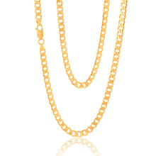 Load image into Gallery viewer, 9ct Yellow Gold Curb Chain 50cm in 150 Gauge