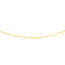 Load image into Gallery viewer, 9ct Yellow Gold 1:3 Figaro 40cm Chain 60Gauge