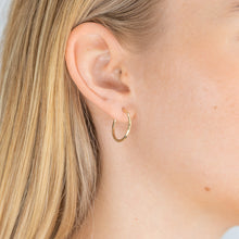 Load image into Gallery viewer, 9ct Yellow Gold 13mm Hoop Earrings