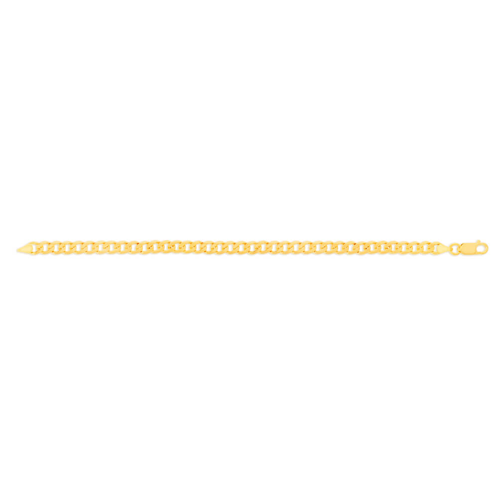 9ct Yellow Gold Enticing Curb Bracelet