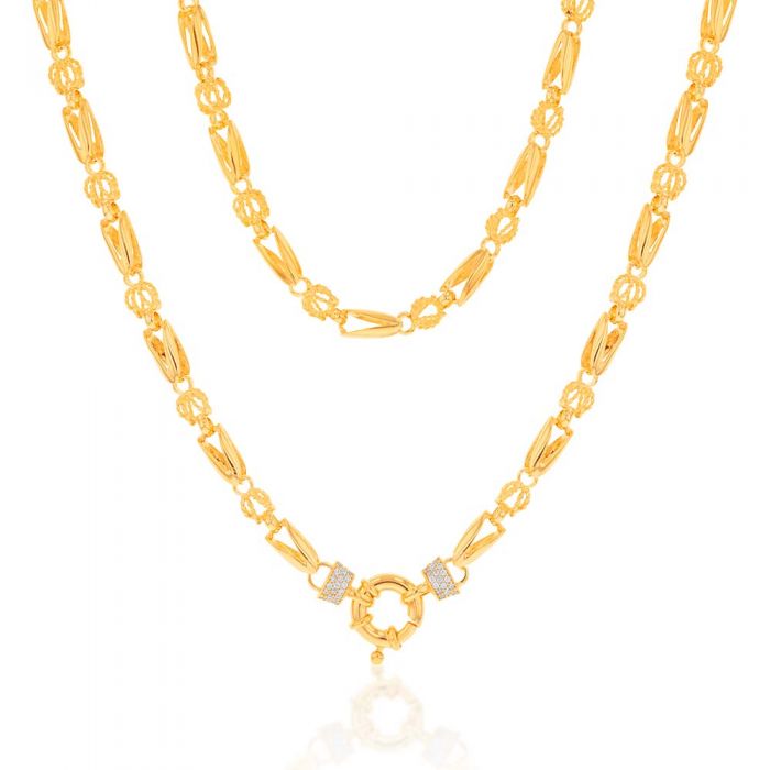 9ct Yellow Gold Alluring Fancy Chain