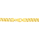 9ct Yellow Solid Gold 300 Gauge 55cm Curb Chain