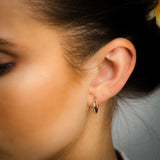 9ct Yellow Gold Plain Hoop 10mm European made