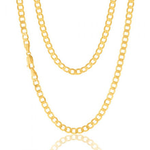 Load image into Gallery viewer, 9ct Yellow Gold 55cm Curb Chain