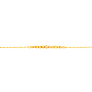 9ct Yellow Gold 24cm Adjustable Bracelet