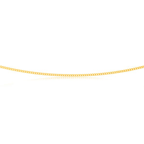 9ct Yellow Gold 31 Gauge 46cm Chain