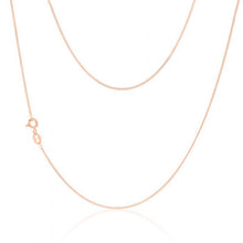 Load image into Gallery viewer, 9ct Rose Gold 31 Gauge Curb 46cm Chain