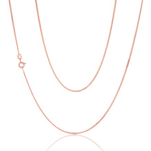 Load image into Gallery viewer, 9ct Rose Gold 40 Gauge Curb 51cm Chain