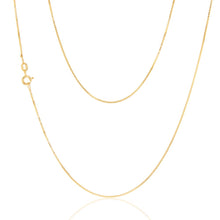 Load image into Gallery viewer, 9ct Yellow Gold 15 Gauge 46cm Chain