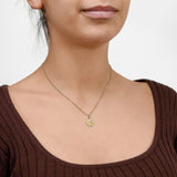 9ct Yellow Gold Zodiac Aquarius Pendant