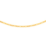 9ct Yellow Gold Extra Large Paperclip 76cm Chain