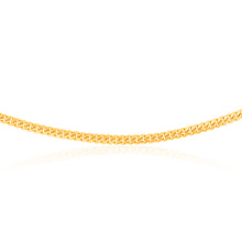 Load image into Gallery viewer, 9ct Yellow Gold Rounded Tight 120 Gauge Curb 55cm Chain