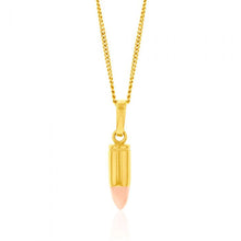 Load image into Gallery viewer, 9ct Yellow Gold Single Bullet Pendant