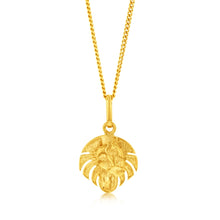 Load image into Gallery viewer, 9ct Yellow Gold 11mm Lion Pendant