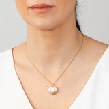 9ct Yellow Gold Engraved Heart Locket