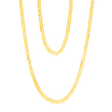 Load image into Gallery viewer, 9ct Yellow Gold Fancy 120 Gauge 55cm Chain