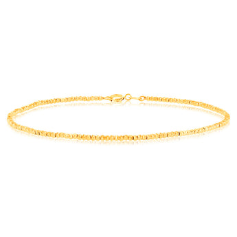 9ct Yellow Gold Fancy 19cm Bracelet